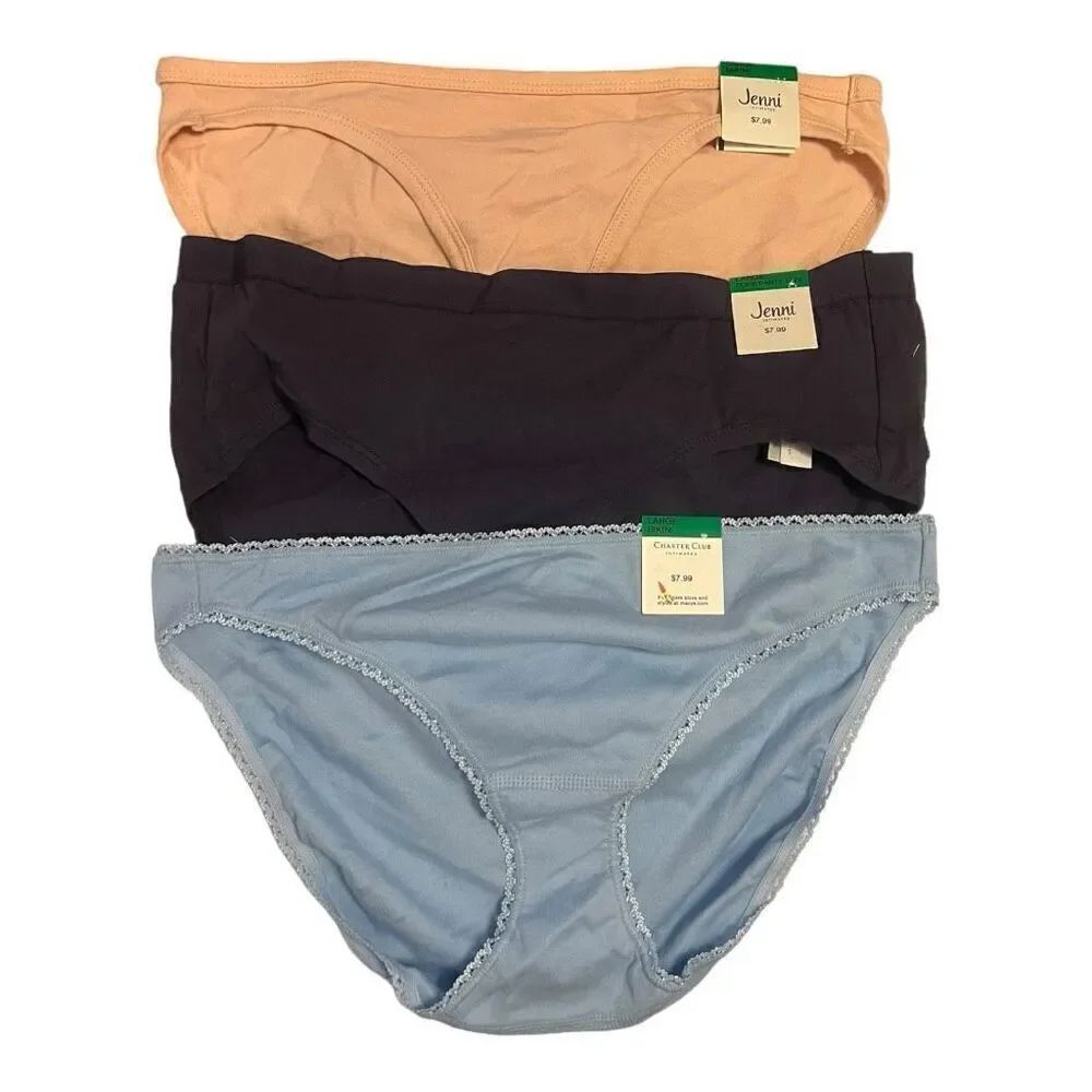 Variety 2 Jenni Core and 1 Charter Club Bikini Size Large